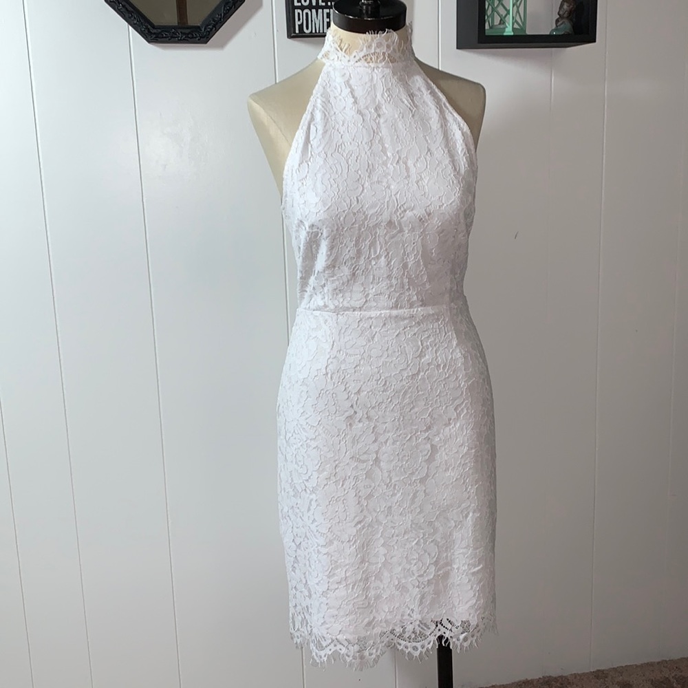 White Lace BB Dakota Dress